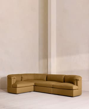 Oona Modular Sofa - L-Shape Sofa - Linen - Ochre - UK - Listing Image