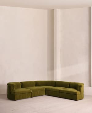 Oona Modular Sofa - Corner Sofa - Velvet Olive UK - Listing Image