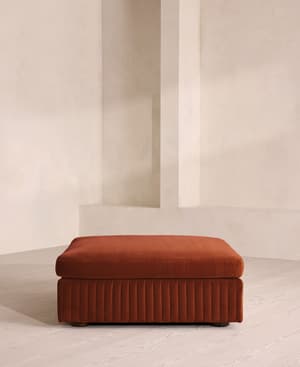 Oona Ottoman - Velvet Rust - US - Hover Image