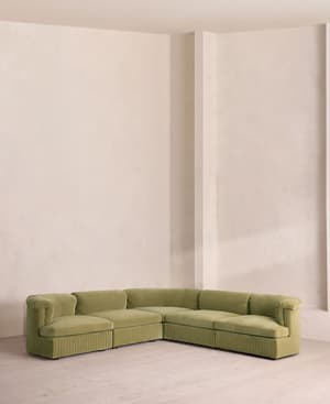 Oona Modular Sofa - Corner Sofa - Velvet Lichen UK - Listing Image