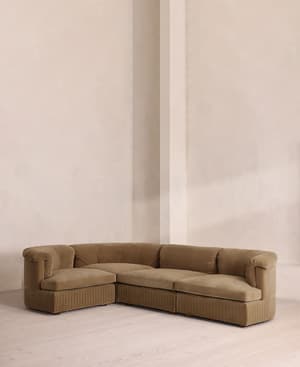Oona Modular Sofa - L-Shape Sofa - Velvet - Truffle UK - Listing Image