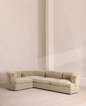 Oona Modular Sofa - L-Shape Sofa - Velvet - Oyster - UK - Listing Image