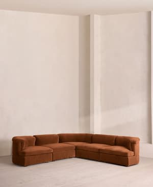 Oona Modular Sofa - Corner Sofa - Velvet - Cinnamon - UK - Listing Image