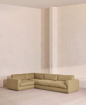 Mossley Right L-Shape Sofa - Linen - Wheat - US - Listing Image