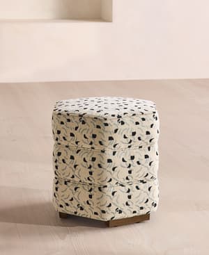 Lyla Footstool - Olia Jacquard - US - Hover Image