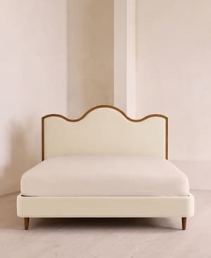 Aubrey Bed - King - Linen - Bisque - US - Hover Image