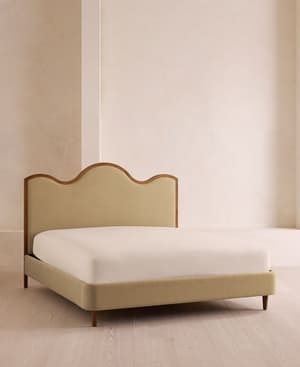 Aubrey Bed - King - Linen - Wheat - Listing Image