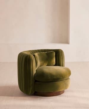 Vivienne Armchair - Velvet - Olive - US - Listing Image