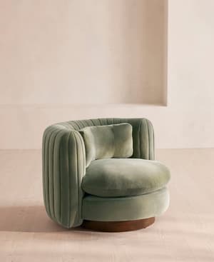 Vivienne Armchair - Velvet - Seafoam - UK - Listing Image