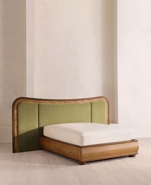 Alana Bed - King - Velvet - Lichen - Listing Image