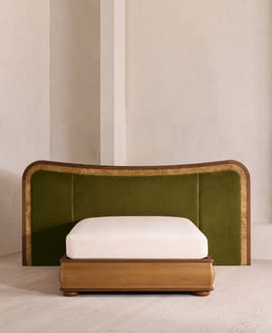 Alana Bed - Queen - Velvet - Olive - US - Hover Image
