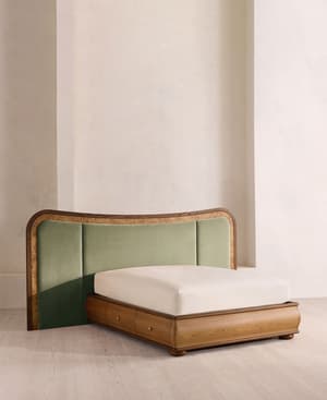 Alana Bed - Queen - Velvet - Seafoam - US - Listing Image