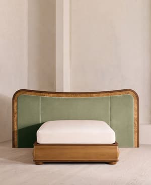 Alana Bed - Queen - Velvet - Seafoam - US - Hover Image