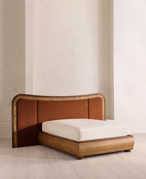 Alana Bed - Queen - Velvet - Cinnamon - US - Listing Image