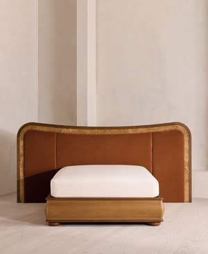 Alana Bed - Queen - Velvet - Cinnamon - US - Hover Image