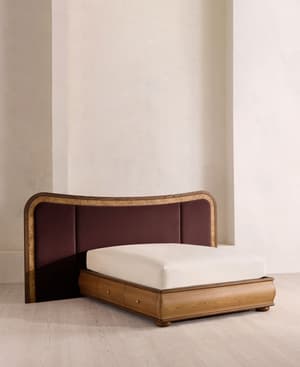 Alana Bed - Queen - Velvet - Aubergine - US - Listing Image