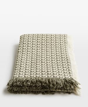 Phoebe Throw - Sage - 210 x 275cm - Hover Image