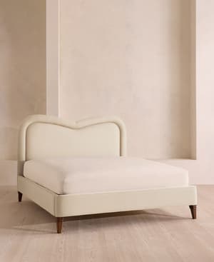Keira Bed - Superking - Linen - Bisque - UK - Listing Image