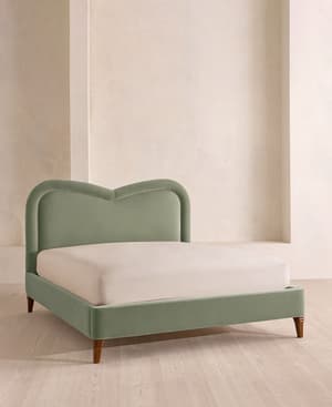 Keira Bed - King - Velvet - Seafoam - UK - Listing Image