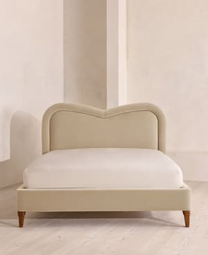 Keira Bed - Queen - Velvet - Oyster - US - Hover Image