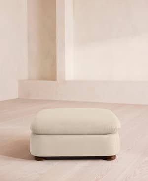 Rava Ottoman - Linen - Bisque - Listing Image