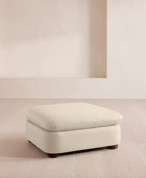 Rava Ottoman - Linen - Bisque - US - Hover Image