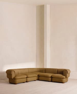 Rava Modular Sofa - Corner Sofa - Linen - Ochre - Listing Image