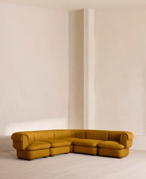 Rava Modular Sofa - Corner Sofa - Linen - Turmeric - UK - Listing Image