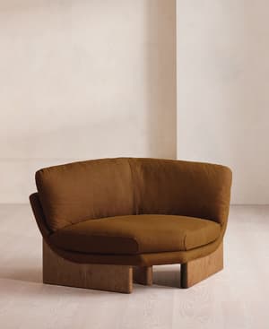 Tellis Corner Module - Linen - Terracotta - UK - Listing Image