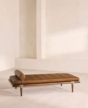 Theodore Daybed - Leather - Chestnut - US - Listing Image