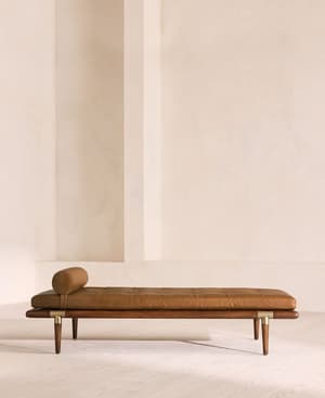 Theodore Daybed - Leather - Chestnut - US - Hover Image