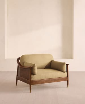 Atlanta Loveseat - Linen - Wheat - US - Listing Image