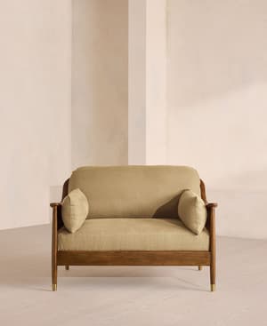 Atlanta Loveseat - Linen - Wheat - US - Hover Image