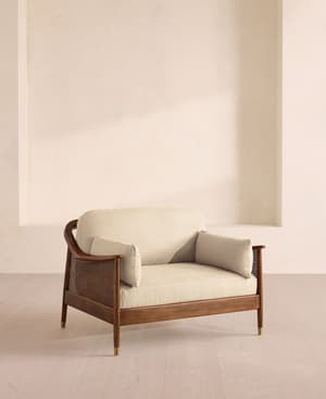 Atlanta Loveseat - Linen - Bisque - Listing Image