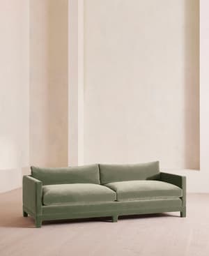Ashford Four Seater Sofa - Velvet - Seafoam - UK - Listing Image