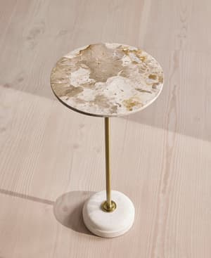 Fleet Side Table - Small - Kapri Marble - Hover Image