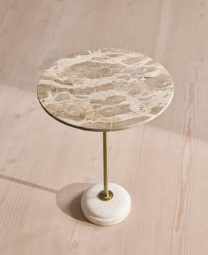 Fleet Side Table - Medium - Kapri Marble - Hover Image