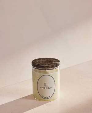 Leather & Oud Candle - Dark Emperador Marble - Refill - 250g - Member Exclusive - Hover Image