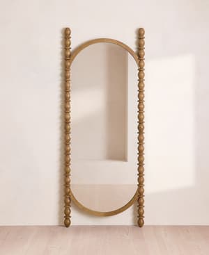 Willow Floor Mirror - Oak - Hover Image