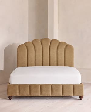 Manette Bed - Full - Linen Chenille - Sand - US - Hover Image
