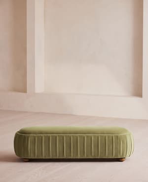 Vivienne Bench - Velvet - Lichen - Hover Image