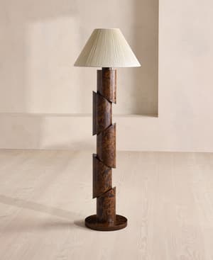 Franco Floor Lamp - Abstract Burl - US - Listing Image