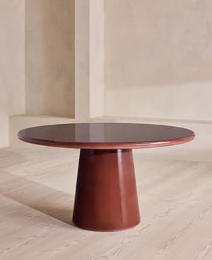 Reti Outdoor Dining Table - Large - Maroon - Listing Image