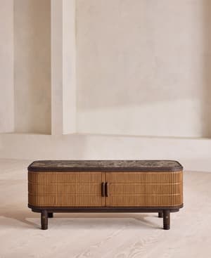 Cullen Media Unit - Dark Emperador Marble - Hover Image