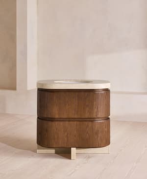 Tivoli Single Vanity - Travertine Marble - Hover Image