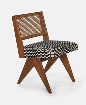 Hayward Dining Chair - Pierre Frey Les Ecailles - Black and White - Listing Image