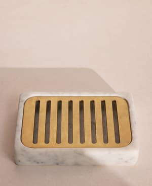 Thornton Carrara Marble Soap Dish - Listing Image