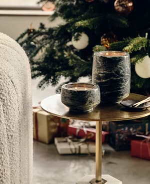 Pine Rocca Marble Candle - Small - Hover Image