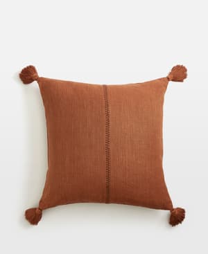 Roux Square Cushion - Rust - Hover Image