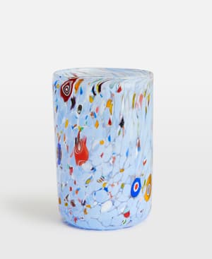 Venetian Highball Glass - Confetti Blue - Listing Image